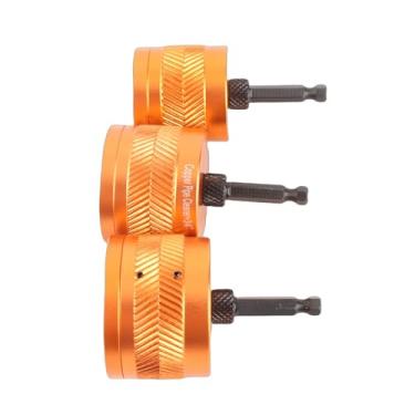 Imagem de Generic Conjunto de 3 Peças 1/2 pol. 3/4 pol. 1 Limpador de Tubo de Cobre de Metal Com Haste Hexagonal de /4 Escovas de Substituição para Furadeira Tubo de Cobre e Limpeza