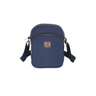 Imagem de Bolsa Feminina Transversal Up4You Luxcel BS78788UP Nylon Cor:Azul, Azu