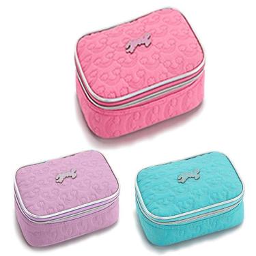 Imagem de Estojo Escolar Para 100 Lápis Pronta  Matelassê Denlex