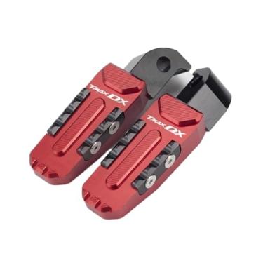 Imagem de Anti-derrapante Apoio para pés traseiros, para tmax 530 tmax530 sx dx 2017 2018 2019 2020 cnc(Red DX)