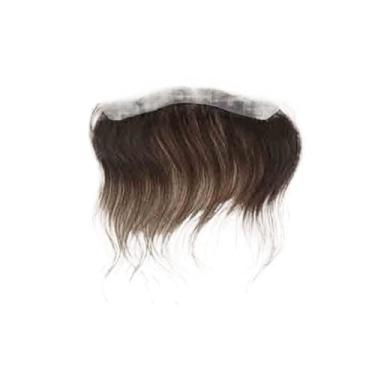 Imagem de Aplique de testa Linha fina frontal da pele do sistema 0.06mm cabelo humano prótese capilar dos homens(16x1.8cm)