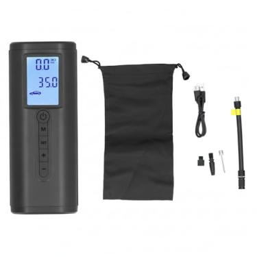 Imagem de Compressor de ar para pneus, bomba de ar elétrica de 150 PSI sem fio, carregamento USB, inflador portátil de pneu para bicicleta
