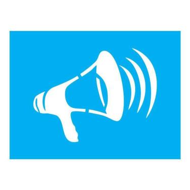 Imagem de Stencil Tamako Megafone - 15X20Cm - Ref A3573