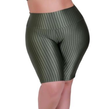 Imagem de Bermuda para Academia Plus Size Fitness Cintura Alta 3D - c12 SOFIA PL