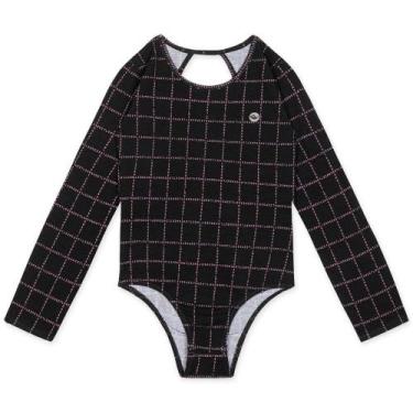 Imagem de Body Manga Longa Antiviral Feminino Infantil Marisol - 2P, 2P