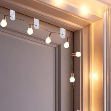 Imagem de Conjunto de 10 ganchos transparentes para janela, gancho de trava transparente, adequado para várias ocasiões