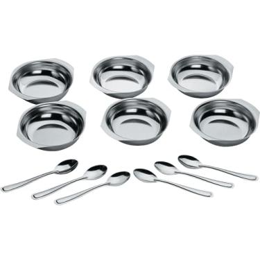 Imagem de Conjunto de Tigelas 12 Peças Inox Sobremesa Plus Golden Inox