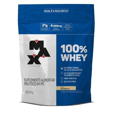 Imagem de Whey Protein 100% Refil Max Titanium  900G-Unissex