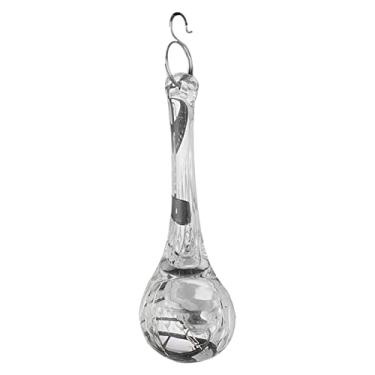 Imagem de 4 peças de lustre de cristal DIY decoração de casa ornamentos pendentes pendurados (6,9 x 2,3 cm)