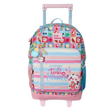 Imagem de Mochila com Rodinhas 17 Porquinho Poiko 43cm xeryus 15910