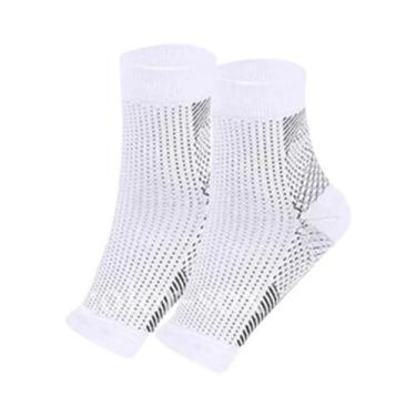 Imagem de Meias De Compressão Para Suporte De Tornozelo, 2 Pares, Design Com Pon