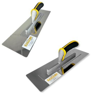 Imagem de Kit Desempenadeiras Flexíveis De Aço Inox Evolution 36x11cm E 40x11cm 