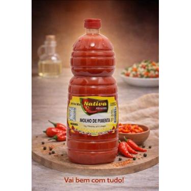 Imagem de Molho de Pimenta Vermelha 900ml - Nativa - no-brand