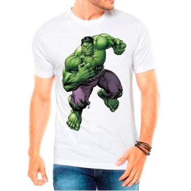 Imagem de Camiseta heróis hulk batman capitão américa coringa deadpool camisa ma