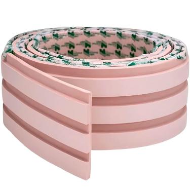 Imagem de Painel Ripado Autocolante De Eva 2,5 Metros Play Rosa - Rpdol 11 - Meu Rodapé Painel Ripado 2,5m Autocolante Play Rosa