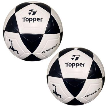Imagem de KIT 02 Bola De Futevôlei Topper R1 Oficial