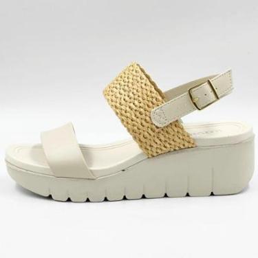 Imagem de Sandália Moleca Anabela Casual Feminina-Feminino