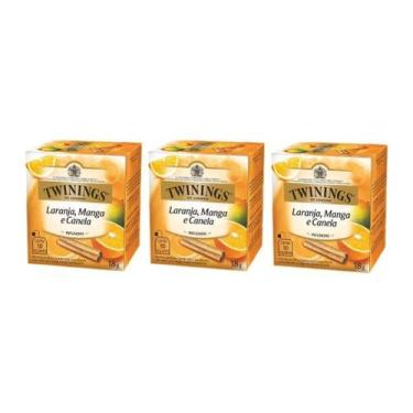 Imagem de 30 Sachês, Chá Twinings, Laranja Manga E Canela