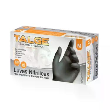 Imagem de Luva Nitrílica S- Pó Tamanho M 100 Unidades Talge