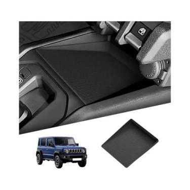 Imagem de Organizador De Caixa De Armazenamento Central Preta Para Suzuki Jimny 