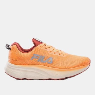 Imagem de Tênis Fila Maxximus Feminino, Laranja, Marrom, 39