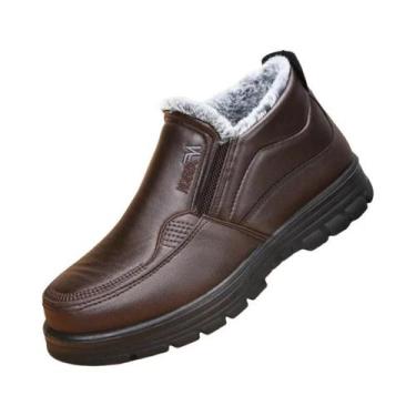 Imagem de Botas De Inverno Masculinas Impermeáveis Antiderrapantes Para Neve, Qu