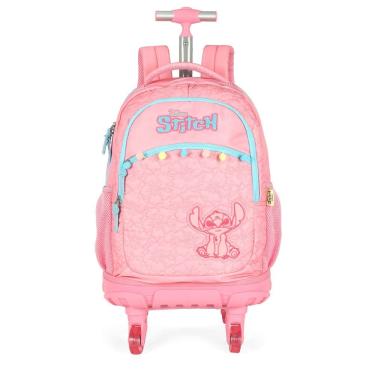 Imagem de Mochila de Rodas Escolar Stitch Disney Meninas Juvenil