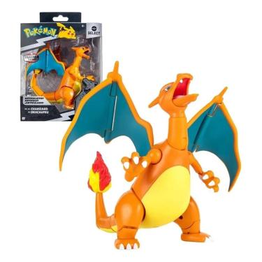 Imagem de Pokemon Select Trainer Team Series Boneco 15 Cm Super Articulado Charizard – Jazwares