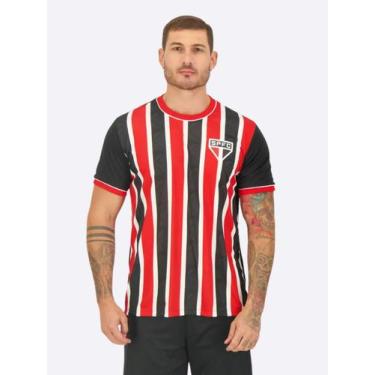 Imagem de Camiseta São Paulo Classmate Preto - Brazilaine, M, Preto
