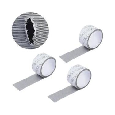 Imagem de Fita De Reparo Para Tela Mosquiteira Anti-Mosquito, Adesiva, Para Cort
