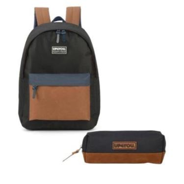 Imagem de Kit Mochila+Estojo Up4you 4631 - Juvenil-Masculino