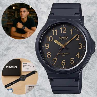 Imagem de Relógio Casio Clássico MW240 Masculino Feminino Analógico Preto Resist