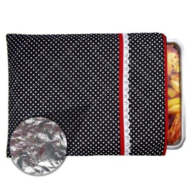 Imagem de Capa Porta Assadeira Térmica Grande Com Zíper Bolsa Térmica Tricoline 