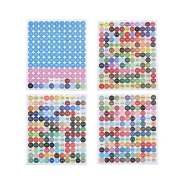 Imagem de Caixa Organizadora Para Diamond Painting Com 24/30/60 Frascos E Adesiv