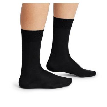 Imagem de Meia Masculina Lupo Sportwear Preta - 01210