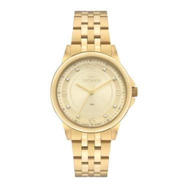 Imagem de Relógio Technos Feminino Ref: 2035nfp/1x Elegance Dourado