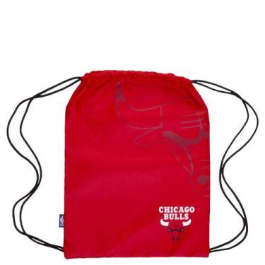 Imagem de Mochila Saquinho NBA Legend Chicago Bulls - Vermelho - Sestini, Vermel