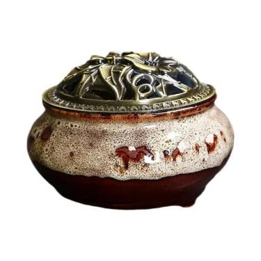 Imagem de Suporte Espiral Para Incenso De Aromaterapia, Queimador De Madeira Cri