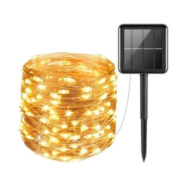 Imagem de Luz Solar LED À Prova d'Água Para Exterior, Cordão De Luzes De Fada Pa