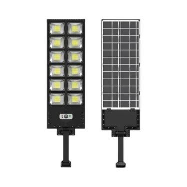 Imagem de Luminária Solar Grande Para Exterior Com 504 LEDs, Sensor De Movimento