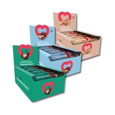 Imagem de Combo Proteína Latam Fit Cocada Wafer Paçoca Com Cookies-Unissex