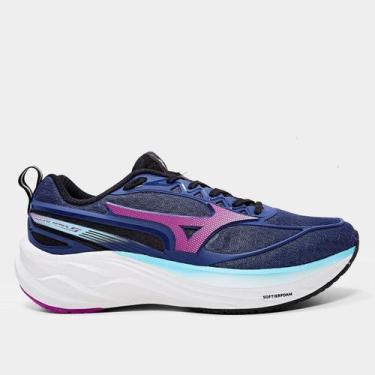 Imagem de Tênis Mizuno Space 5 Feminino, Azul, 34