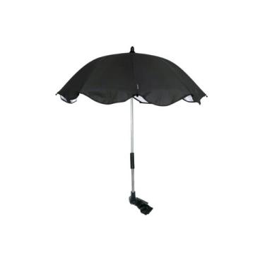 Imagem de Sombrinha guarda sol black para carrinho de bebê com proteção solar ki