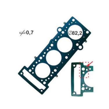 Imagem de Junta Cabeçote Aço Inox Fiat Doblo Grand Siena Idea Palio Punto Strada