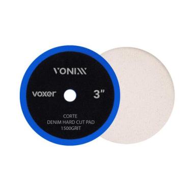 Imagem de Boina Jeans Voxer Branca Corte 3 - Polimento Automotivo Profissional t