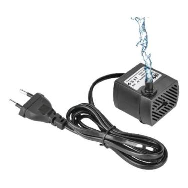 Imagem de Motor Bomba Para Aquários Submersa Fontes Gatos Bebedouros - Congratul