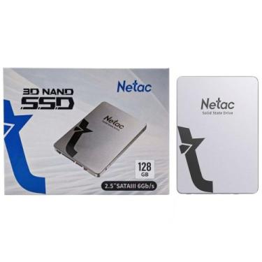 Imagem de SSD Netac 128GB SATA III Leitura 560 MB/s Gravação 520 MB/s 3D Nand - 