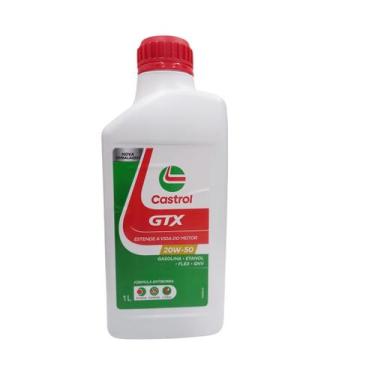Imagem de Óleo Lubrificante do Motor Castrol GTX 20W50 SL Anti Borra - 1l