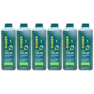 Imagem de Kit aditivo radiador bio coolant pronto para uso verde - r1896 - RADIE
