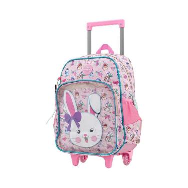 Imagem de Mochila Carrinho Azul Kids Baby Animals | Luxcel-Unissex